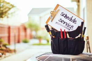 schedule service sign
